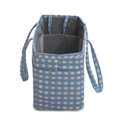 Blue Checks Storage Bag