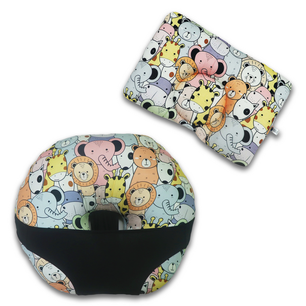 Feeding Pillow and Head Shaping Pillow Combo Set