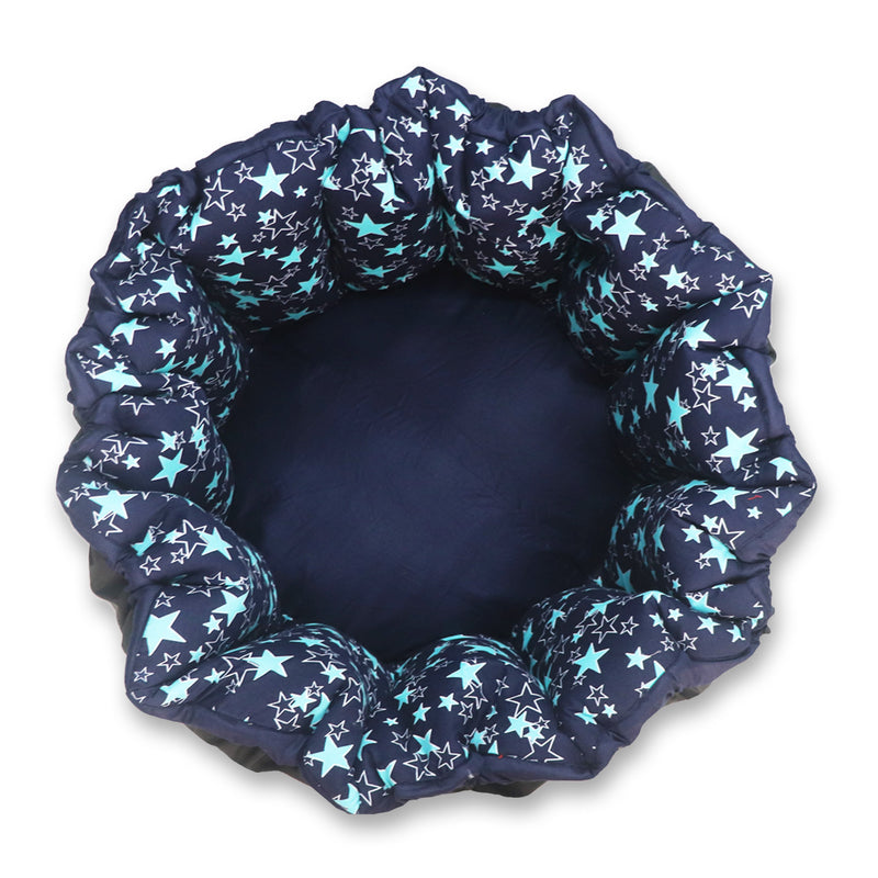 Navy Star Baby Play Mat Cum Storage Bag