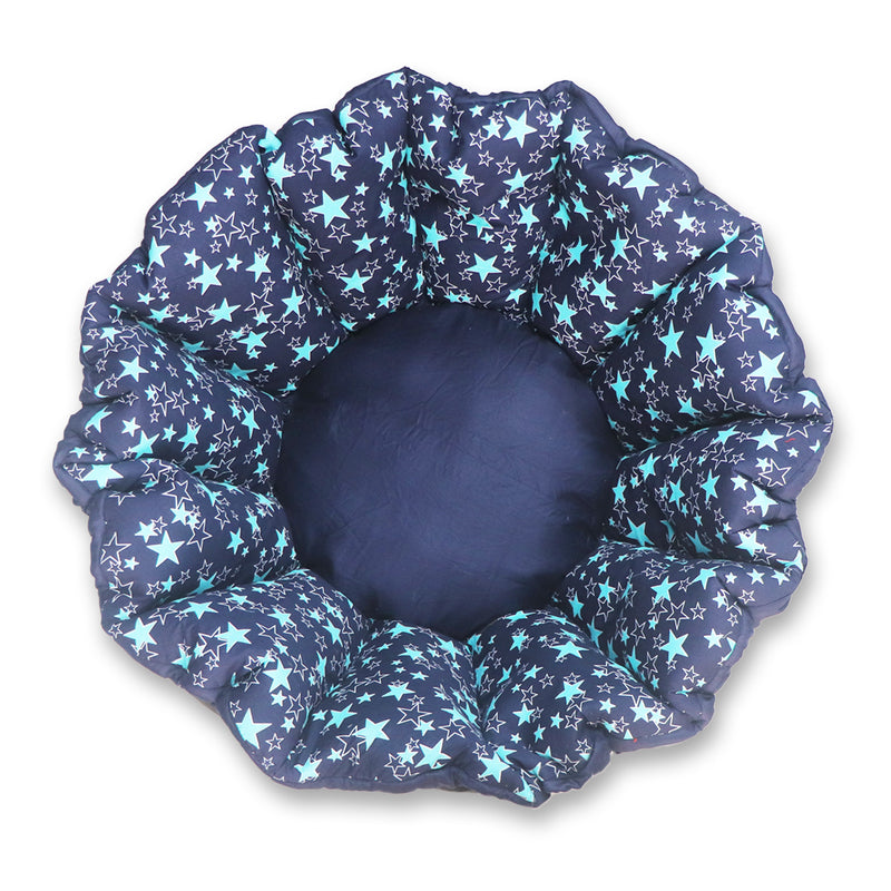 Navy Star Baby Play Mat Cum Storage Bag