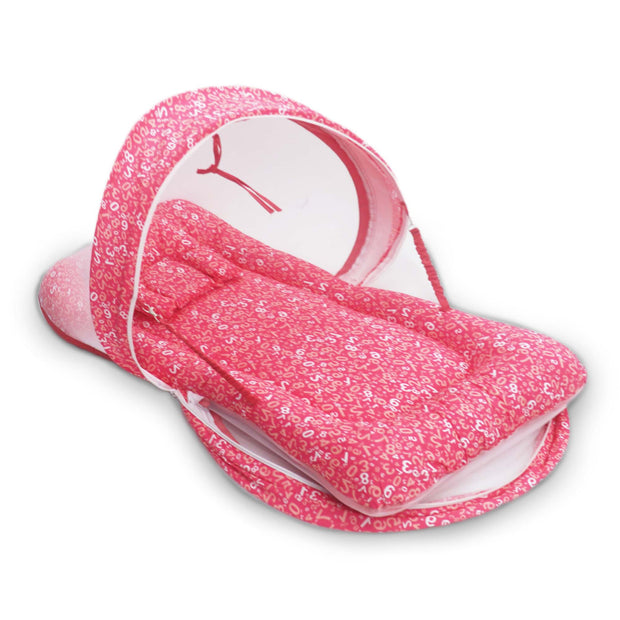 Einstein Pink -  Kradyl Kroft Bassinet Style Mosquito Net Bedding for Infants