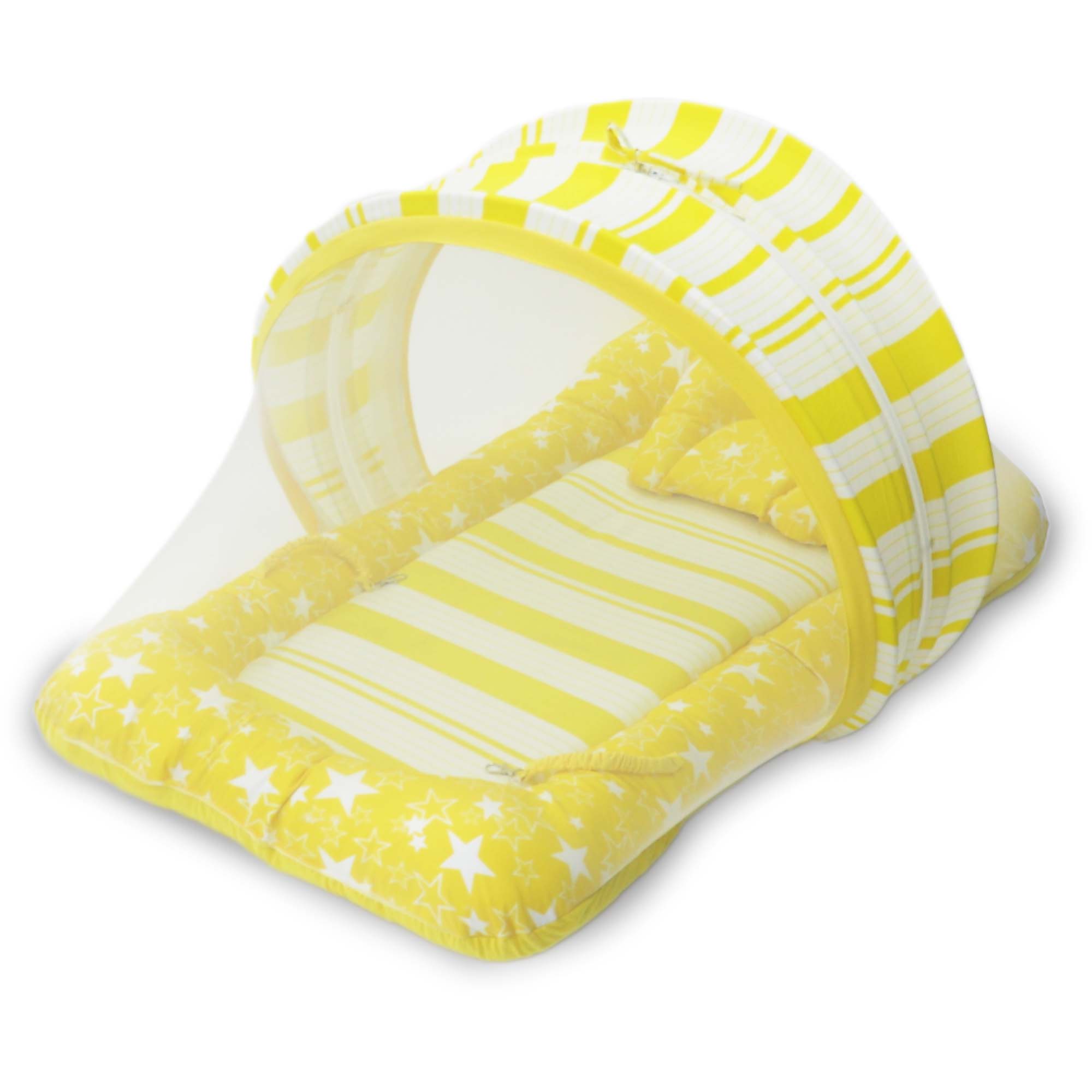 Yellow Magix -  Kradyl Kroft Bassinet Style Mosquito Net Bedding for Infants