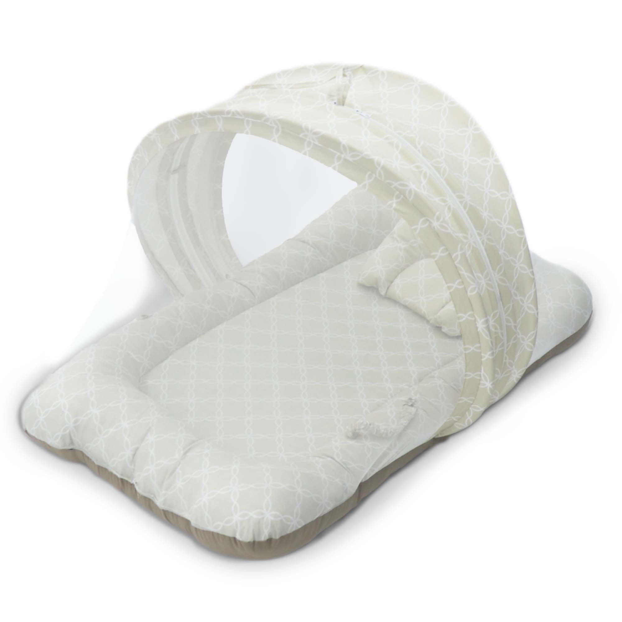 Beige -  Kradyl Kroft Bassinet Style Mosquito Net Bedding for Infants