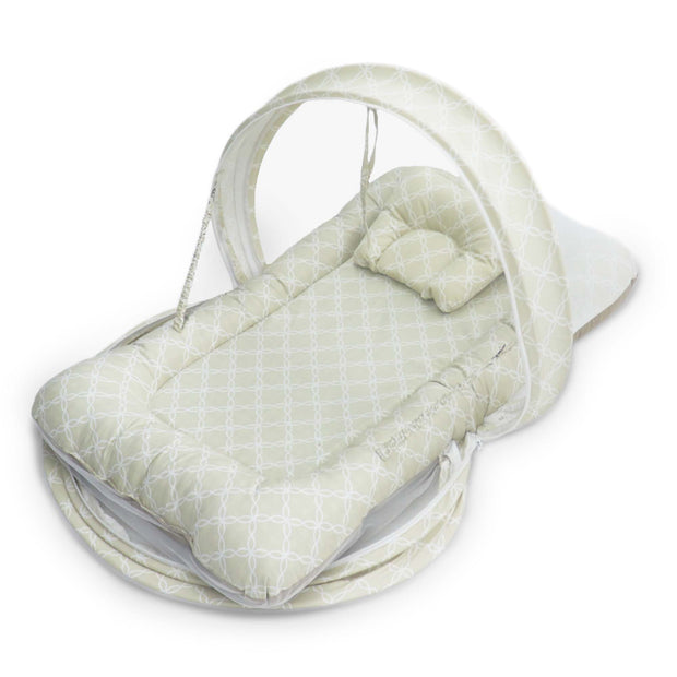 Beige -  Kradyl Kroft Bassinet Style Mosquito Net Bedding for Infants