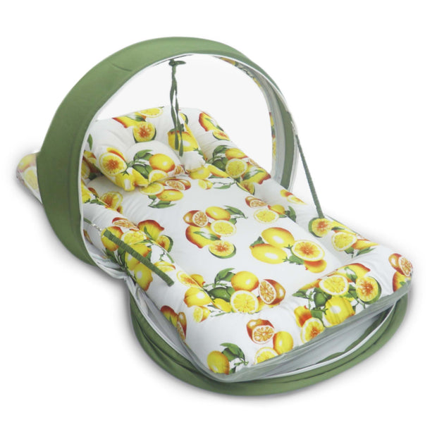 Citrus -  Kradyl Kroft Bassinet Style Mosquito Net Bedding for Infants