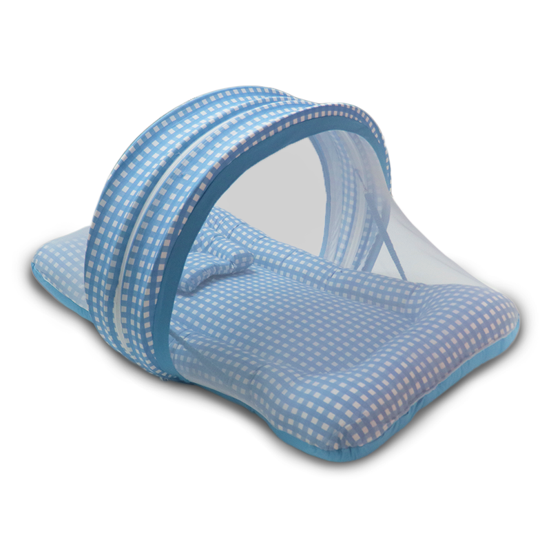 Gingham -  Kradyl Kroft Bassinet Style Mosquito Net Bedding for Infants