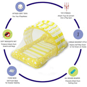 Yellow Magix -  Kradyl Kroft Bassinet Style Mosquito Net Bedding for Infants