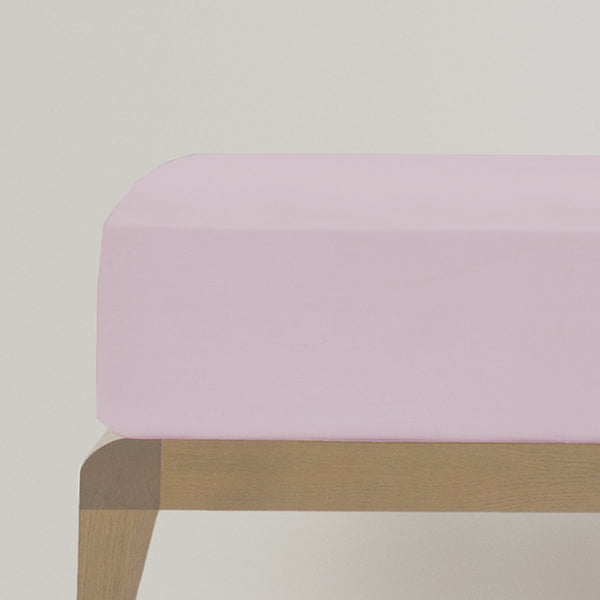 Pink Fitted Crib Sheet