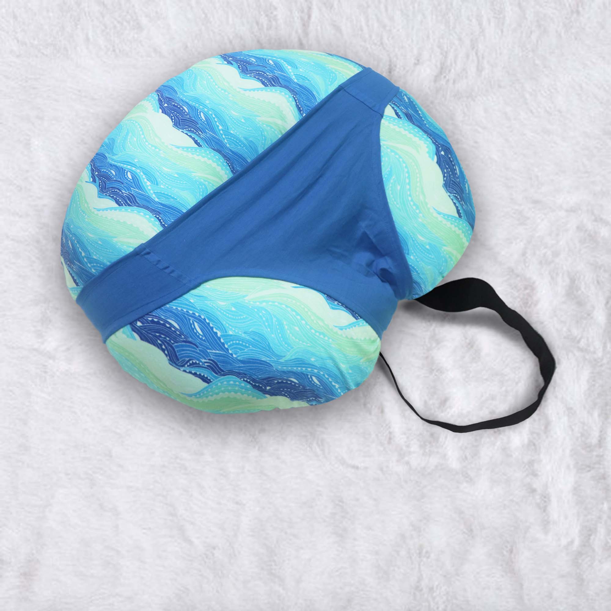 Blue Waves - Baby Feeding Pillow | Nursing Pillow | Breastfeeding Pillow