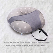 Grey Star-Baby Feeding Pillow | Nursing Pillow | Breastfeeding Pillow