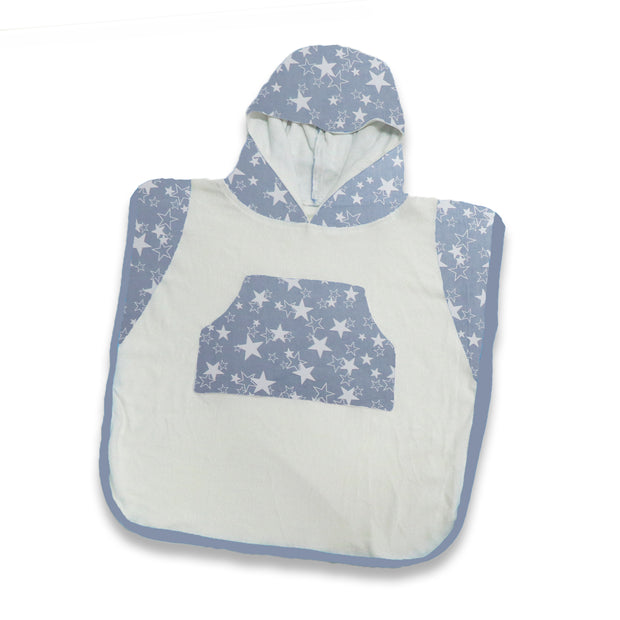 Hooded Poncho Towel - GreyStar