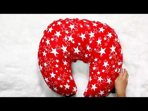 Red Star-Baby Feeding Pillow | Nursing Pillow | Breastfeeding Pillow
