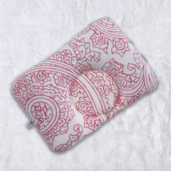 Pink Flower New Born Pillow | Baby Pillow | Head Shaping Pillow