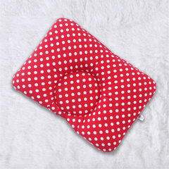 Red Polka New Born Pillow | Baby Pillow | Head Shaping Pillow