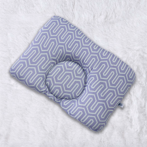 Light Lilac New Born Pillow | Baby Pillow | Head Shaping Pillow