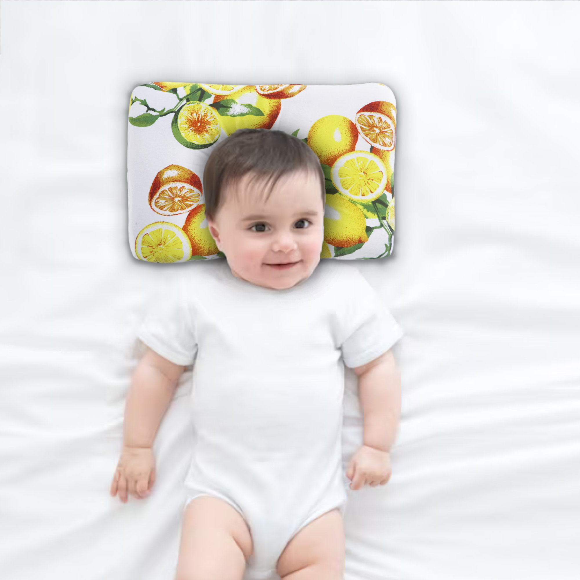 Citrus New Born Pillow | Baby Pillow | Head Shaping Pillow