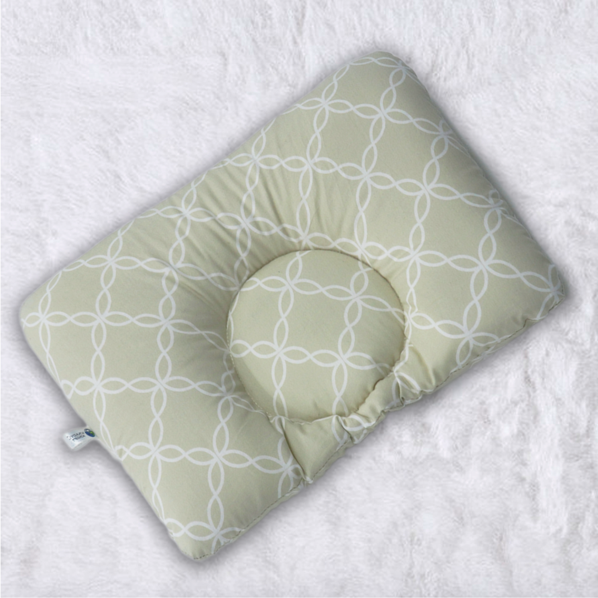 Beige New Born Pillow | Baby Pillow | Head Shaping Pillow