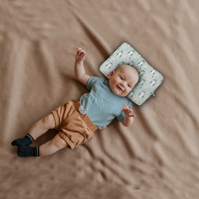 Penguin New Born Pillow | Baby Pillow | Head Shaping Pillow