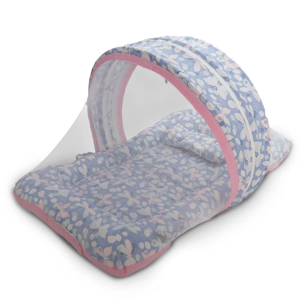 Butterfly Grey Mosquito Net and Quilt - Combo Set