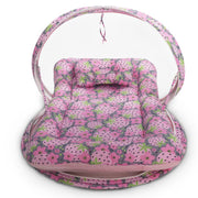 Very Berry- Kradyl Kroft Bassinet Style Mosquito Net Bedding for Infants