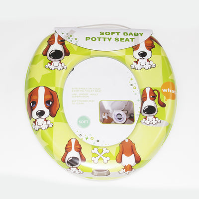 Cushioned Potty Seat - Dog Print
