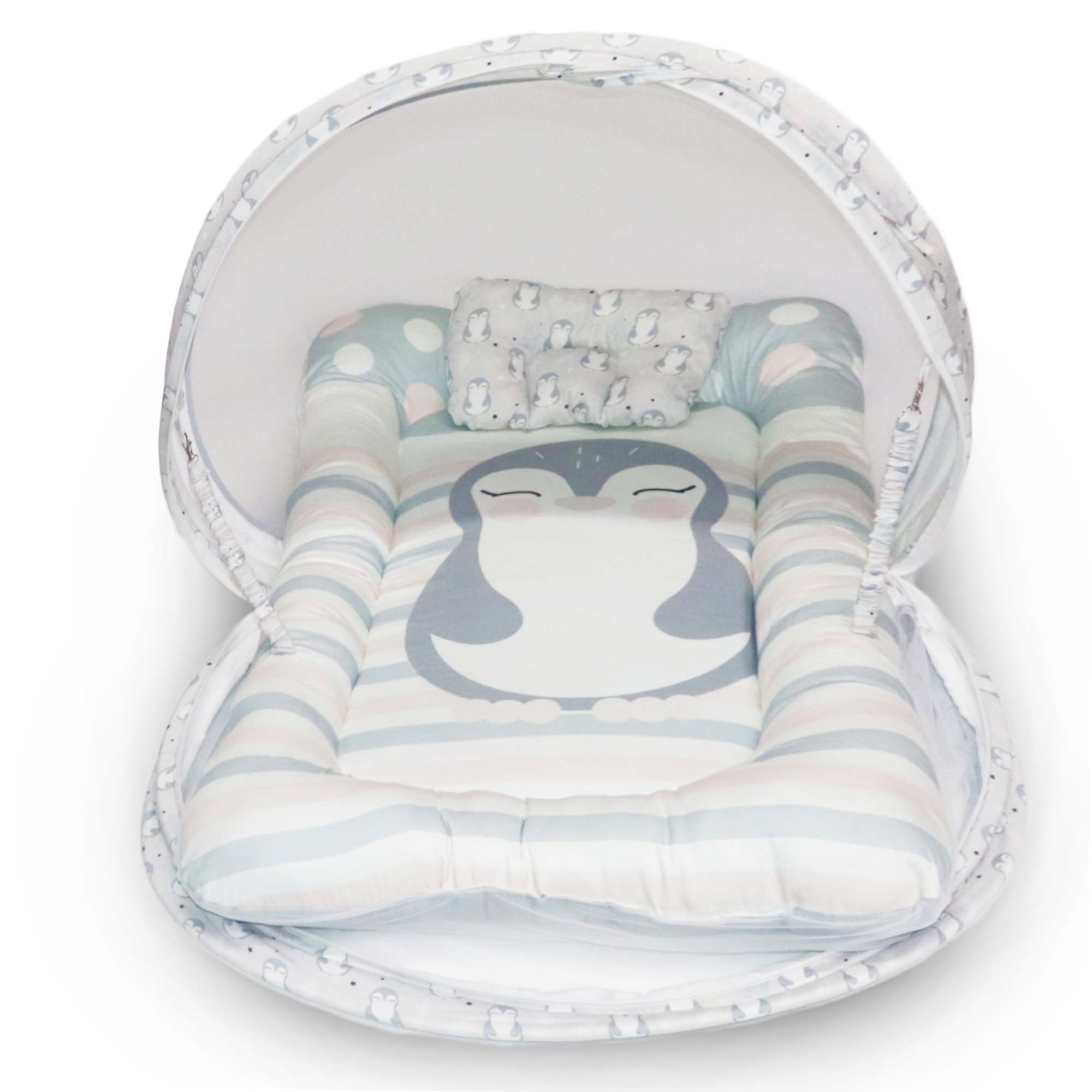 Penguin -  Kradyl Kroft Bassinet Style Mosquito Net Bedding for Infants