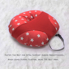 Red Star-Baby Feeding Pillow | Nursing Pillow | Breastfeeding Pillow