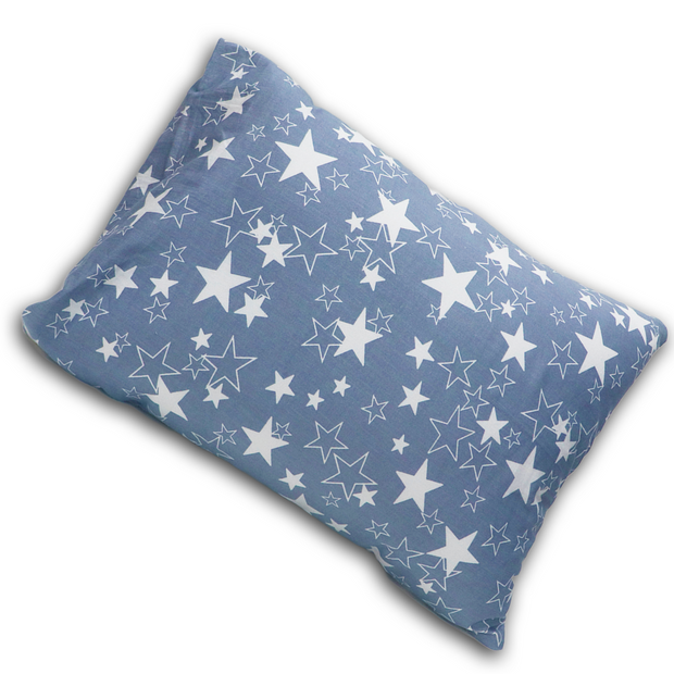 Born Star Grey Toddler Pillows with 100% Cotton Removable cover - 20 X 15 Inches | Children Pillows