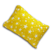 Born Star Yellow Toddler Pillows with 100% Cotton Removable cover - 20 X 15 Inches | Children Pillows