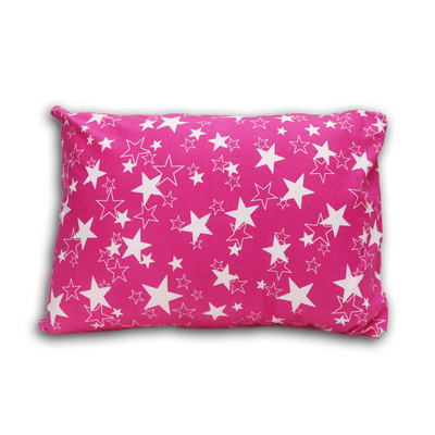 Born Star Fuschia Toddler Pillows with 100% Cotton Removable cover - 20 X 15 Inches | Children Pillows