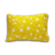 Born Star Yellow Toddler Pillows with 100% Cotton Removable cover - 20 X 15 Inches | Children Pillows