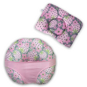 Feeding Pillow and Head Shaping Pillow Combo Set