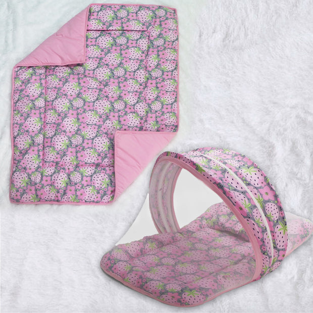 Very Berry Mosquito Net and Quilt - Combo Set