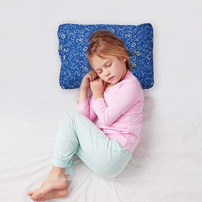 Toddler Pillows with 100% Cotton Removable cover - 20 X 15 Inches | Children Pillows